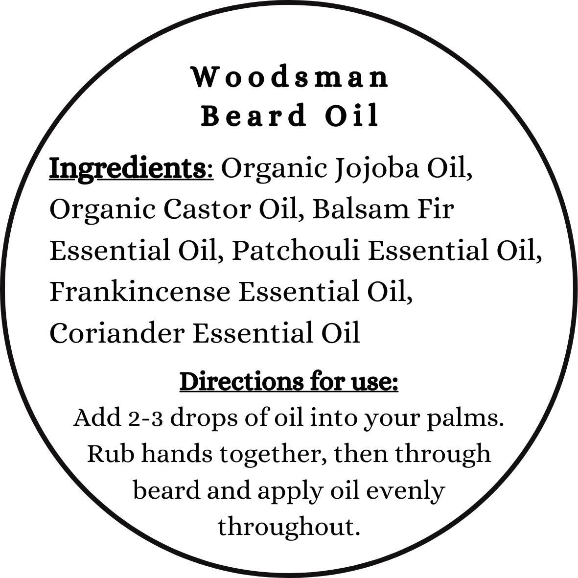 Woodsman Beard Oil