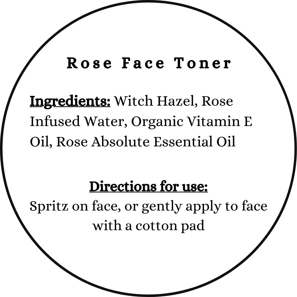Rose Face Toner